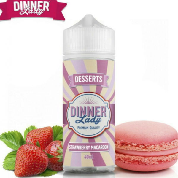 Dinner Lady - Strawberry Macaroon SnV 40/120ml