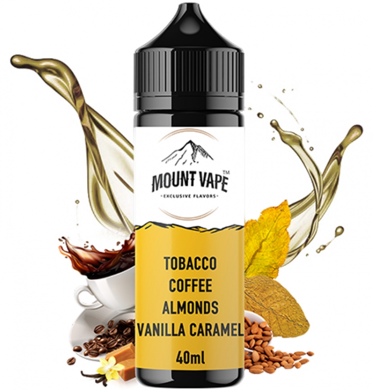 Mount Vape - Tobacco Coffee Almonds Vanilla Caramel SnV 40/120ml