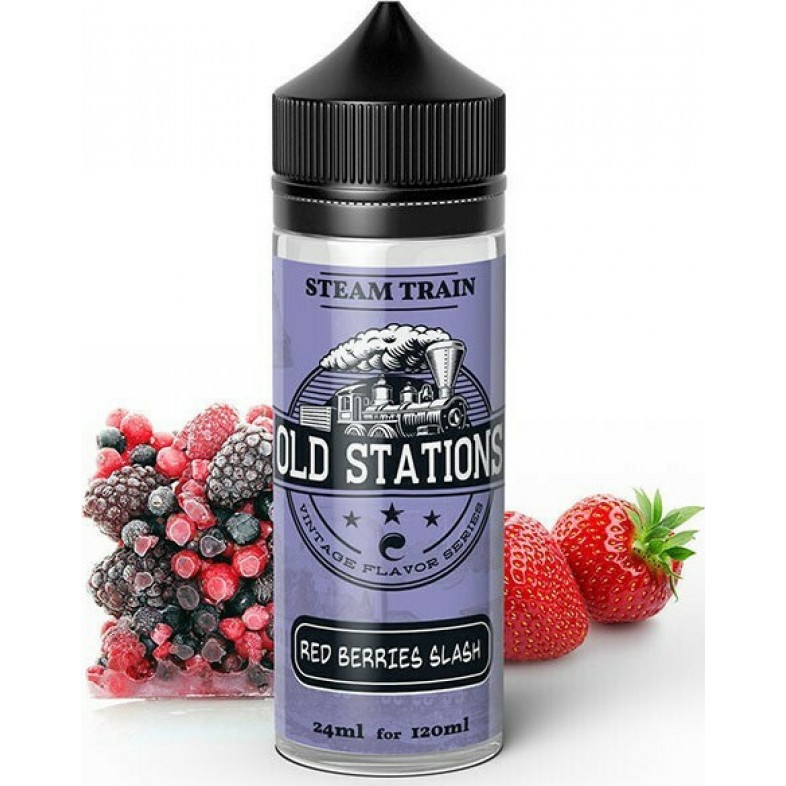 Steam Train - Old Stations Red Berries Slash SnV 24/120ml