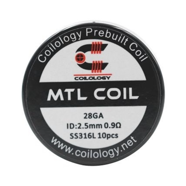 Coilology MTL Coil SS316L 0.9ohm 10pcs