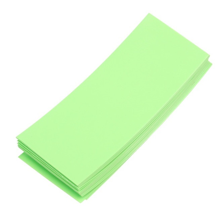 Plastic Wrap for 18650 Green