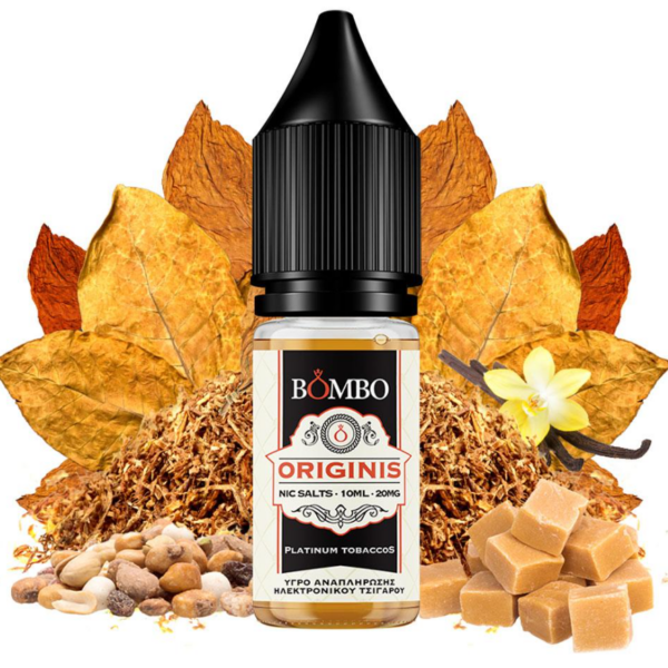 Bombo - Platinum Tobaccos Originis Nic Salts 10ml 20mg