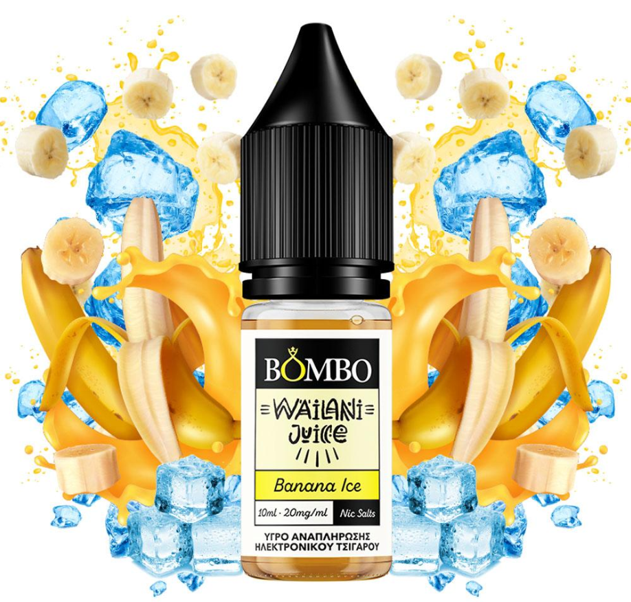 Bombo - Wailani Juice Banana Ice Nic Salts 10ml 20mg