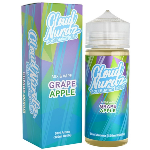 Cloud Nurdz - Grape Apple Pod Edition Iced SnV 30ml/120ml