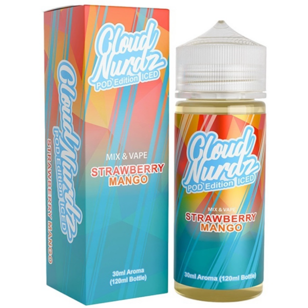 Cloud Nurdz - Strawberry Mango Pod Edition Iced SnV 30ml/120ml