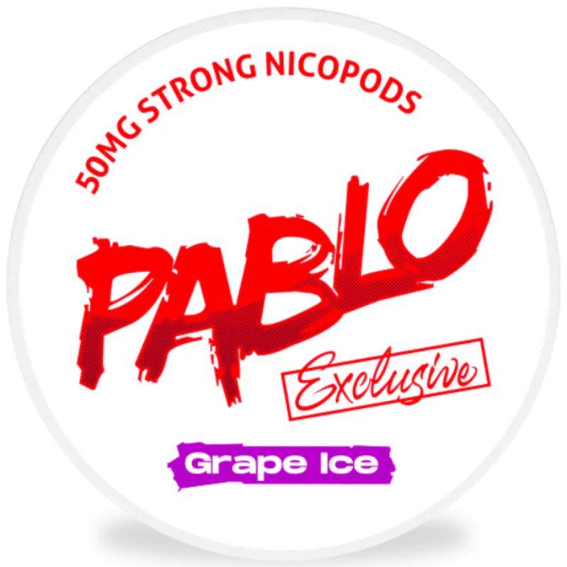 Pablo - Nicotine Pouches Exclusive Grape Ice 50mg/g (20 pcs)